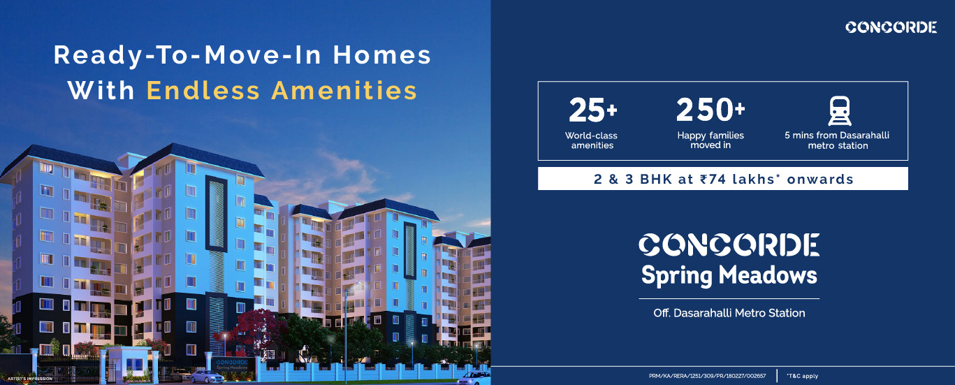 Apartments in Jalahalli | Concorde Spring Meadows